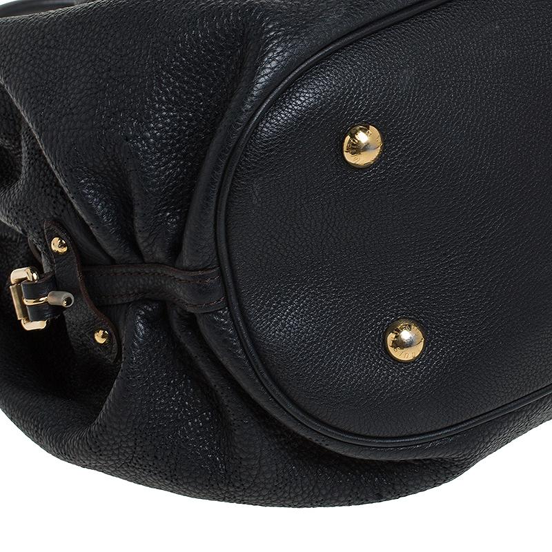 Louis Vuitton Black Monogram Mahina Leather L Bag 3