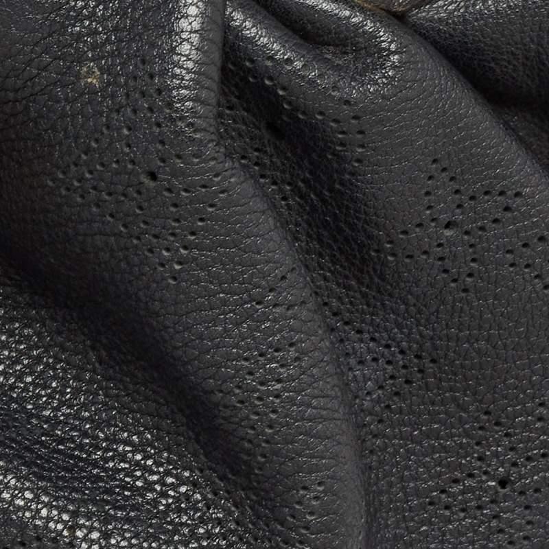 Louis Vuitton Black Monogram Mahina Leather Surya L Bag For Sale 10