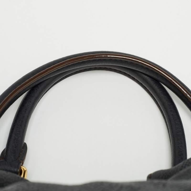 Louis Vuitton Black Monogram Mahina Leather Surya L Bag 1