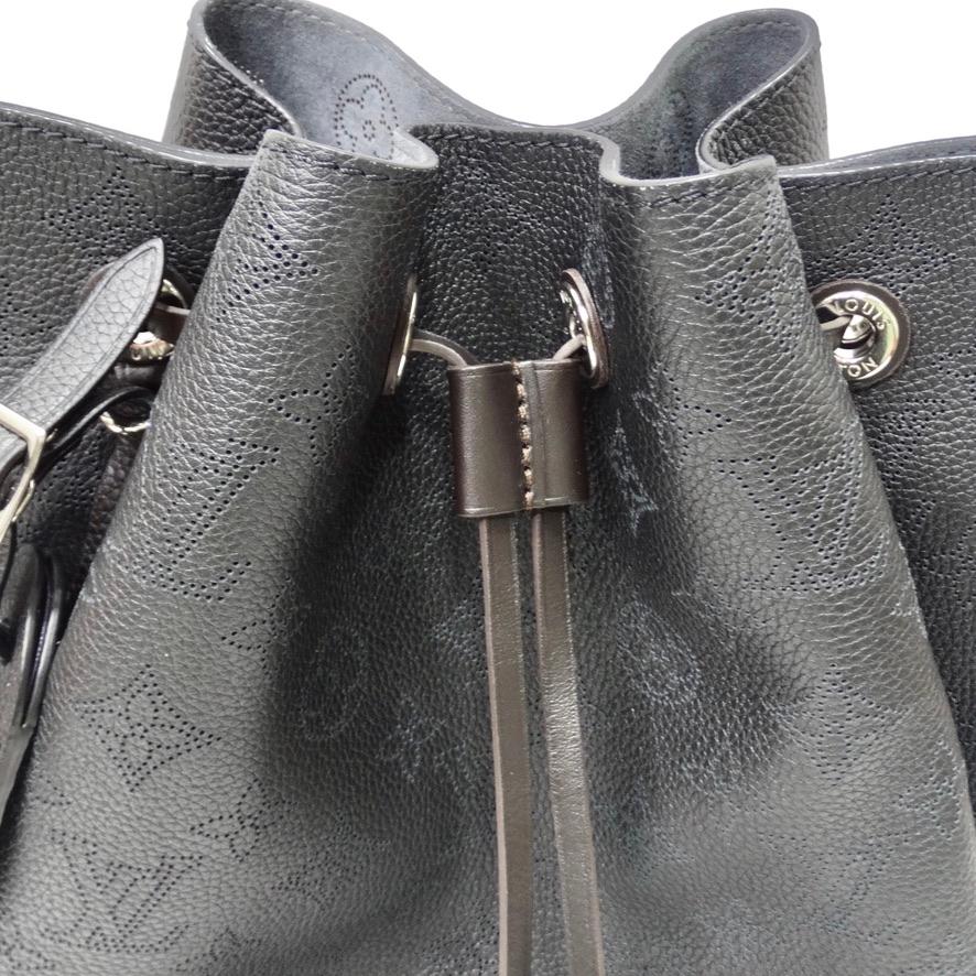 Louis Vuitton Black Monogram Mahina Muria Bag In Excellent Condition For Sale In Scottsdale, AZ
