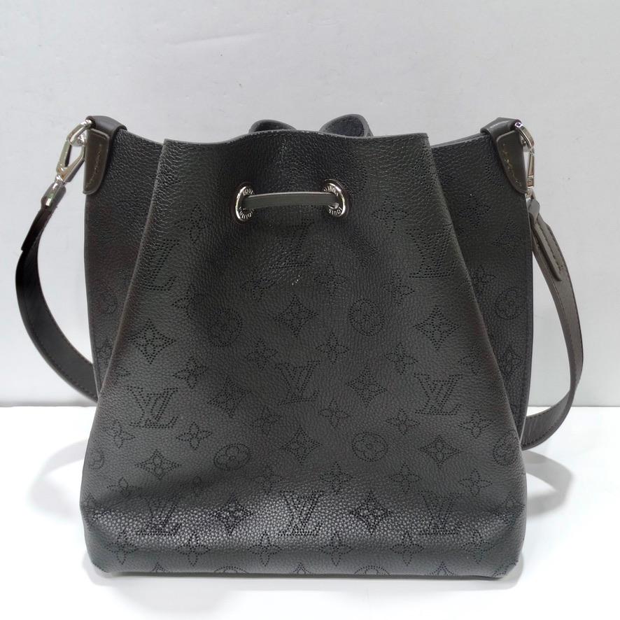 Louis Vuitton Black Monogram Mahina Muria Bag For Sale 2