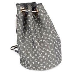 LOUIS VUITTON black Monogram Mini Lin BETSY Sailor Bag Backpack