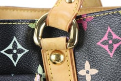 Louis Vuitton Black Monogram Multicolor Aurelia Shoulder Bag 17lk531s