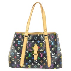Louis Vuitton Black Monogram Multicolor Aurelia Shoulder Bag 17lk531s
