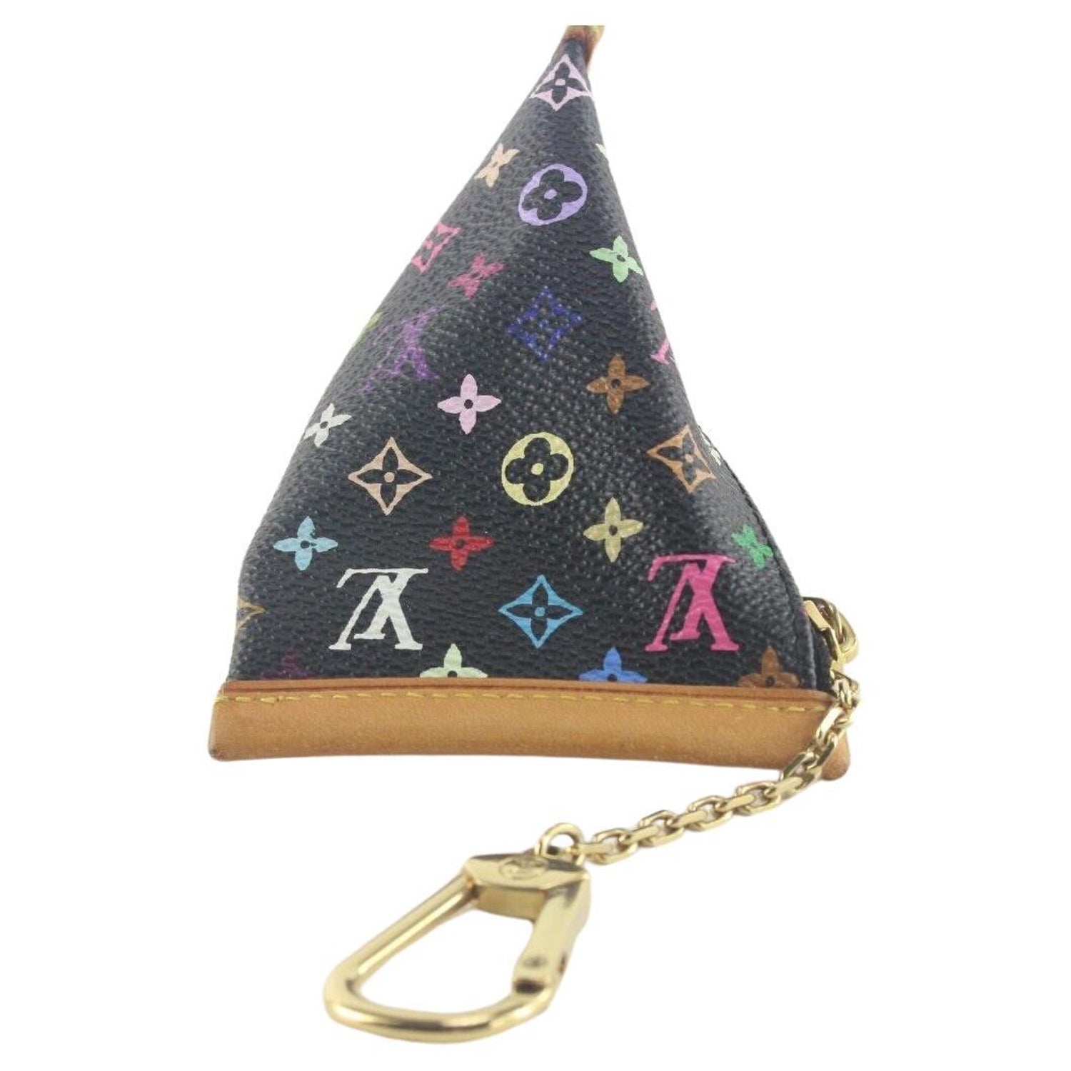 Louis Vuitton Vintage 1980's Version Monogram Key Pouch Cles 19lk76s