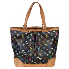 Louis Vuitton Black Monogram Multicolor Canvas Sharleen MM
