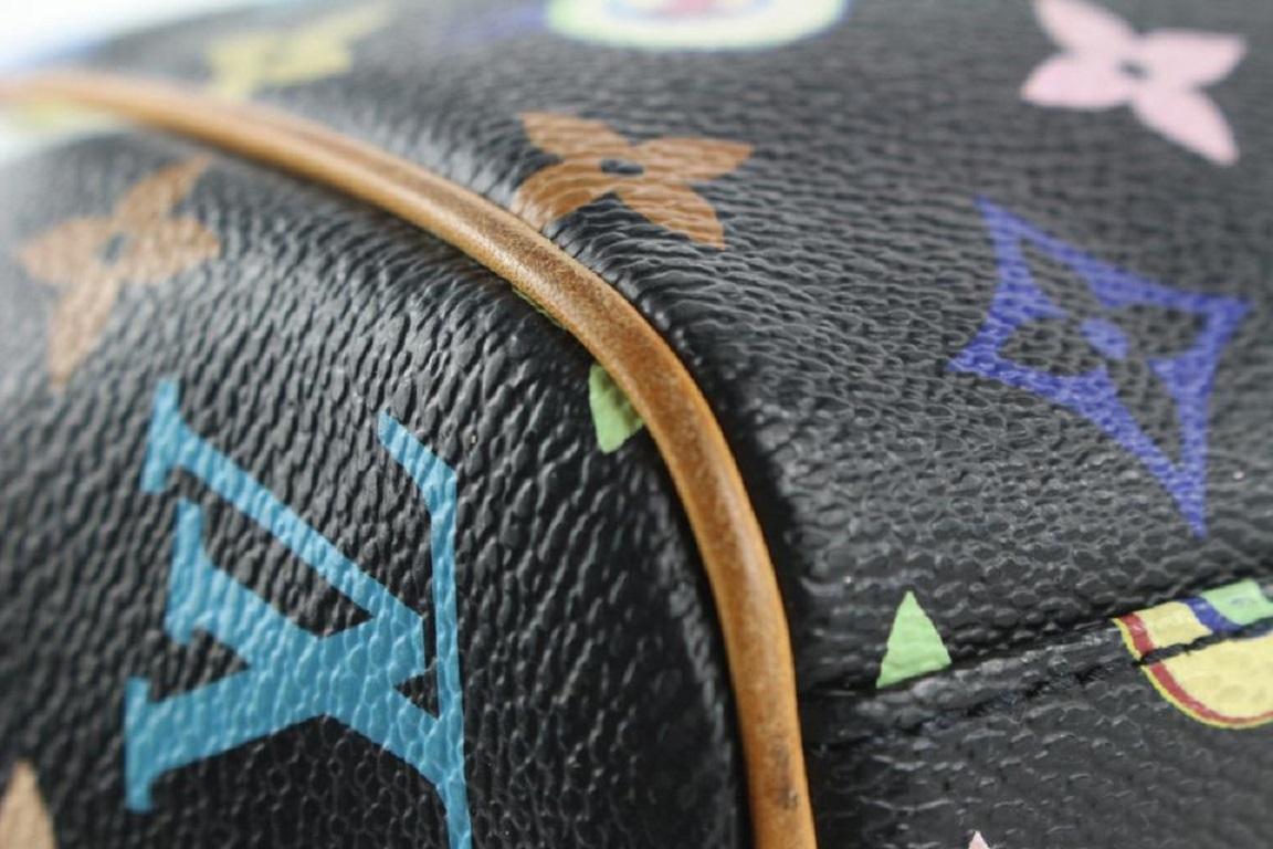 Louis Vuitton Black Monogram Multicolor Eye Love You Sac Retro GM Bag 125lvs429 4