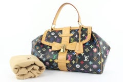 Louis Vuitton Black Monogram Multicolor Eye Love You Sac Retro GM Bag 125lvs429