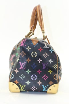 Louis Vuitton Black Monogram Multicolor Speedy 30 1LV1222K