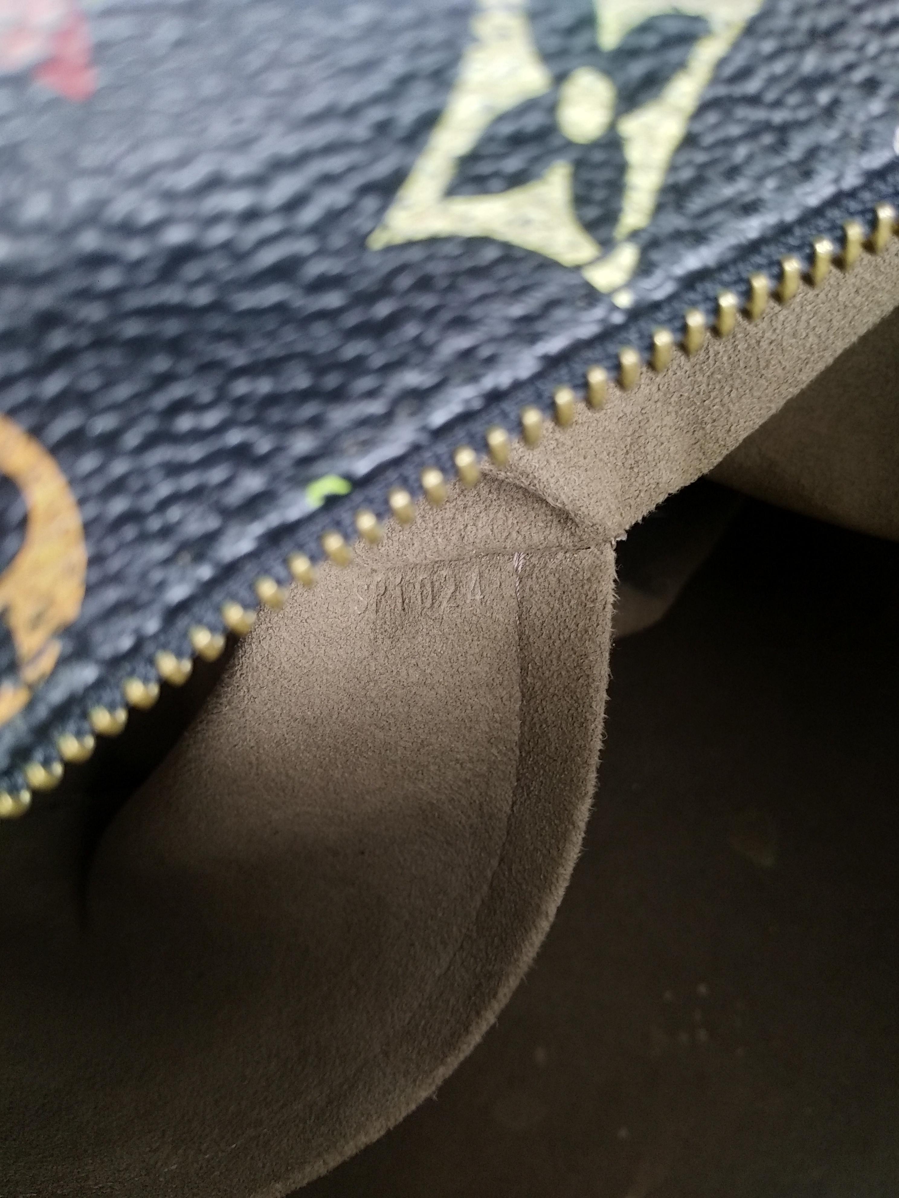 Schwarze Monogrammierte Multicolor Speedy 30 Tasche von Louis Vuitton 15