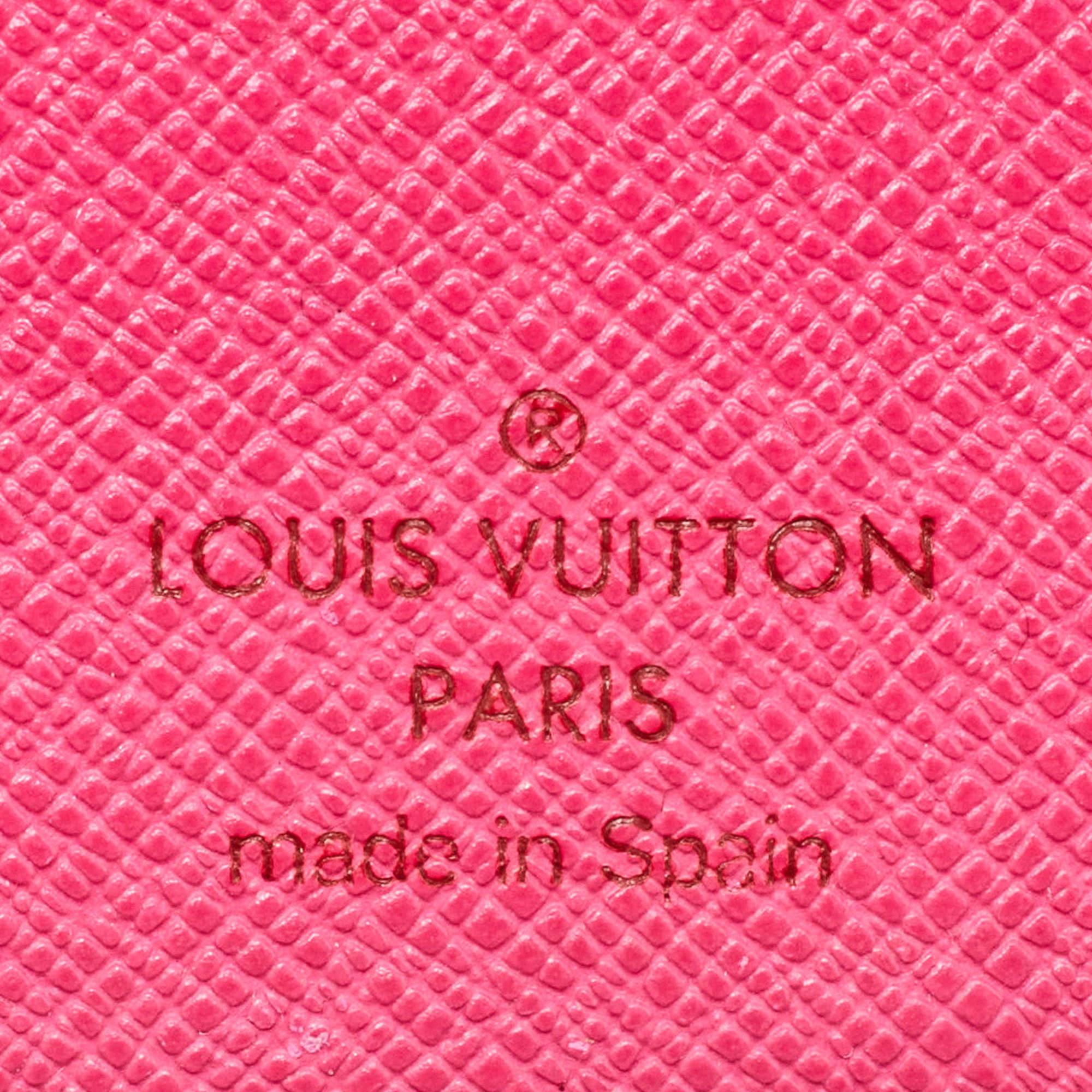 Louis Vuitton Black Monogram Multicolore Canvas Insolite Pistache Wallet 5