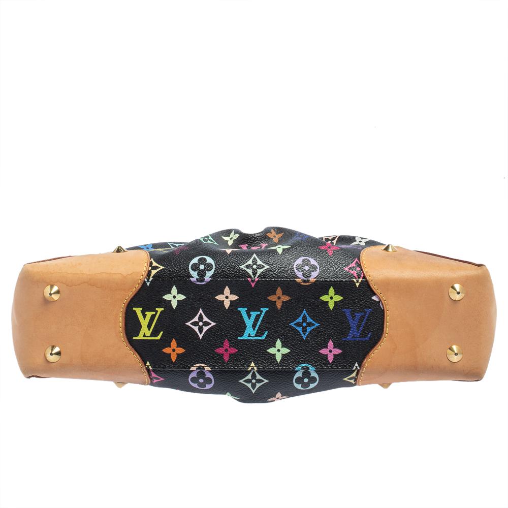 Louis Vuitton Black Monogram Multicolore Canvas Judy MM Bag 2