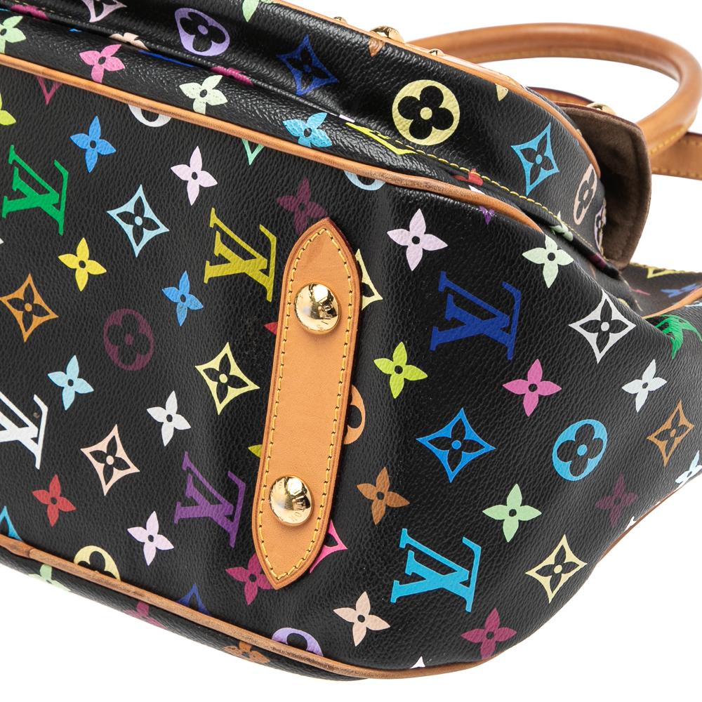 Louis Vuitton Black Monogram Multicolore Canvas Rita Bag 2