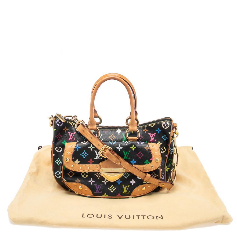 Louis Vuitton Black Monogram Multicolore Canvas Rita Bag 4