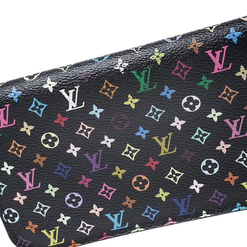 Louis Vuitton Black Monogram Multicolore Insolite Wallet 3