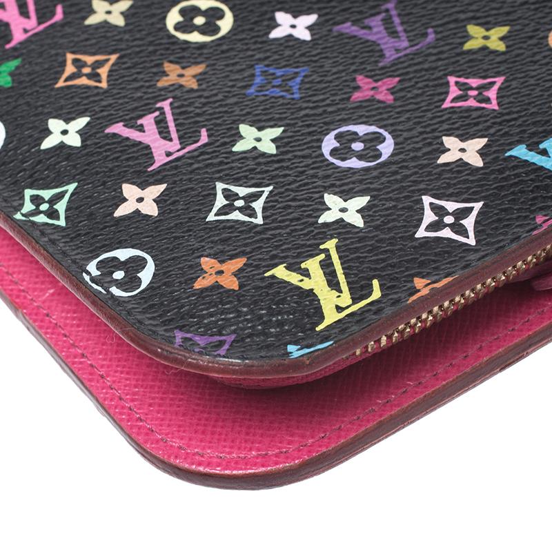 Louis Vuitton Black Monogram Multicolore Insolite Wallet 4