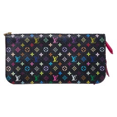 Louis Vuitton Black Monogram Multicolore Insolite Wallet