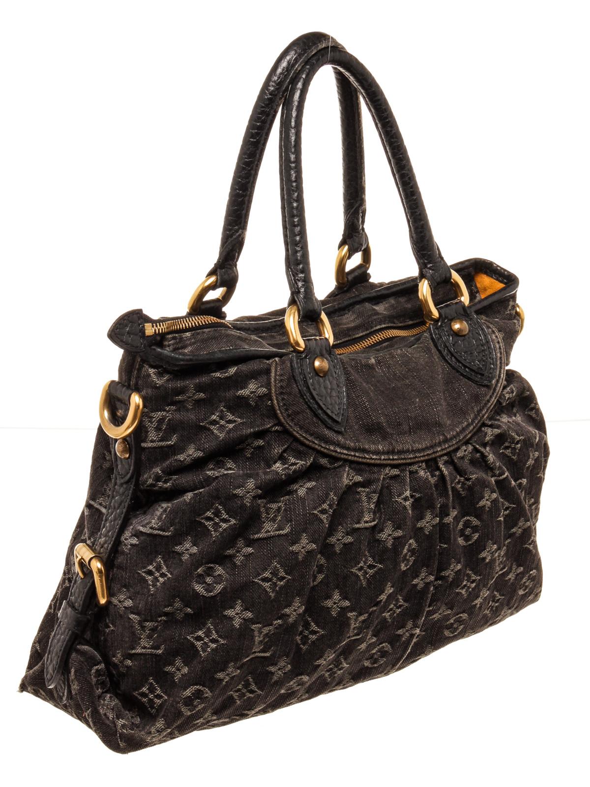 Women's Louis Vuitton Black Monogram Neo Cabby MM Shoulder Bag For Sale