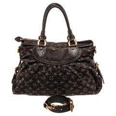 Louis Vuitton Black Monogram Neo Cabby MM Shoulder Bag