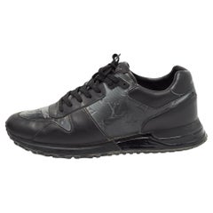Louis Vuitton Black Monogram PVC and Leather Runaway Sneakers Size 41.5