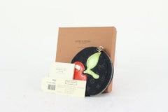 Louis Vuitton Black Monogram Satin Conte De Fees Apple Round Coin Pouch 214lv84