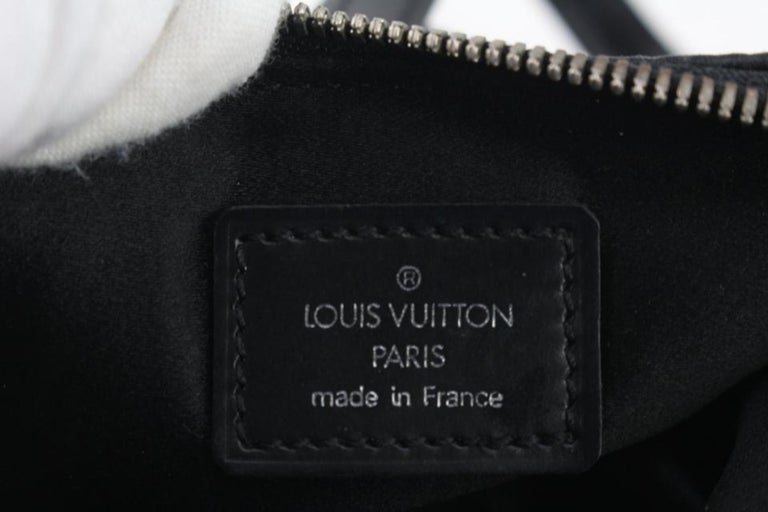Louis Vuitton Black Monogram Satin Shine Mini Papillon 1122lv8 For Sale at  1stDibs