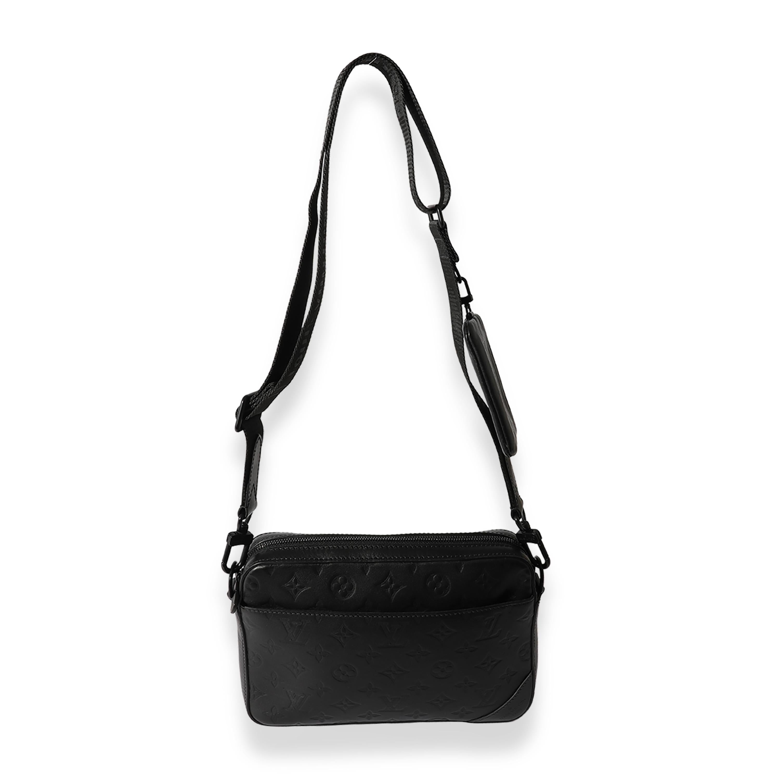 Louis Vuitton Black Monogram Shadow Duo Messenger 1