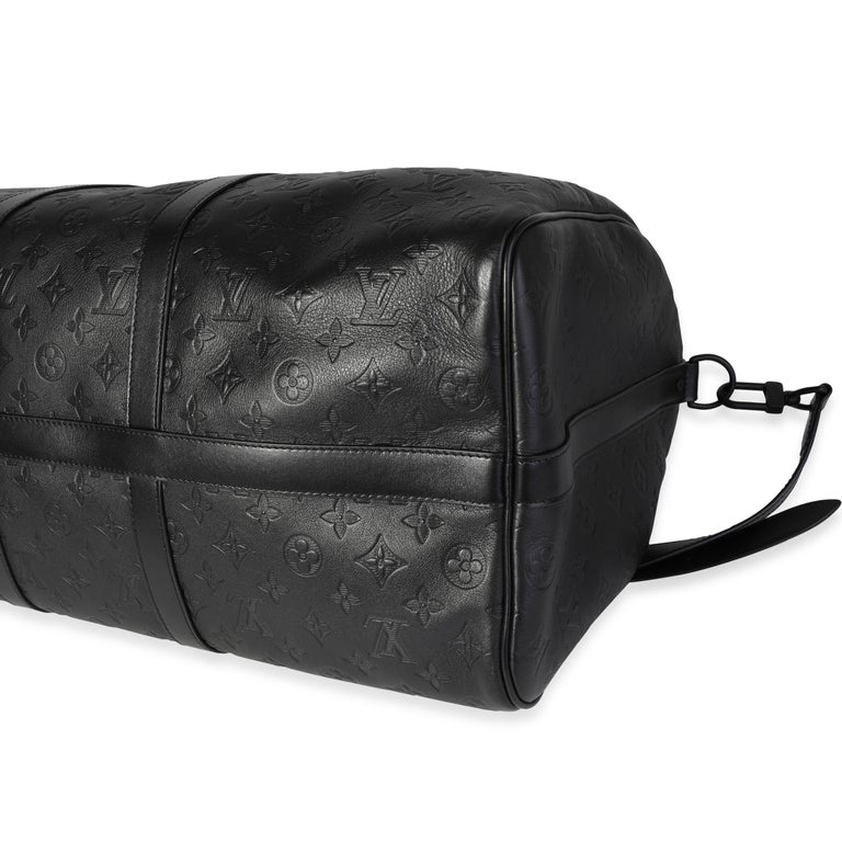 Louis Vuitton Keepall 50 Travel bag in black épi leather For Sale at 1stDibs