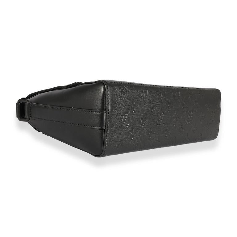 Louis+Vuitton+Sprinter+Messenger+Bag+Black+Leather for sale online