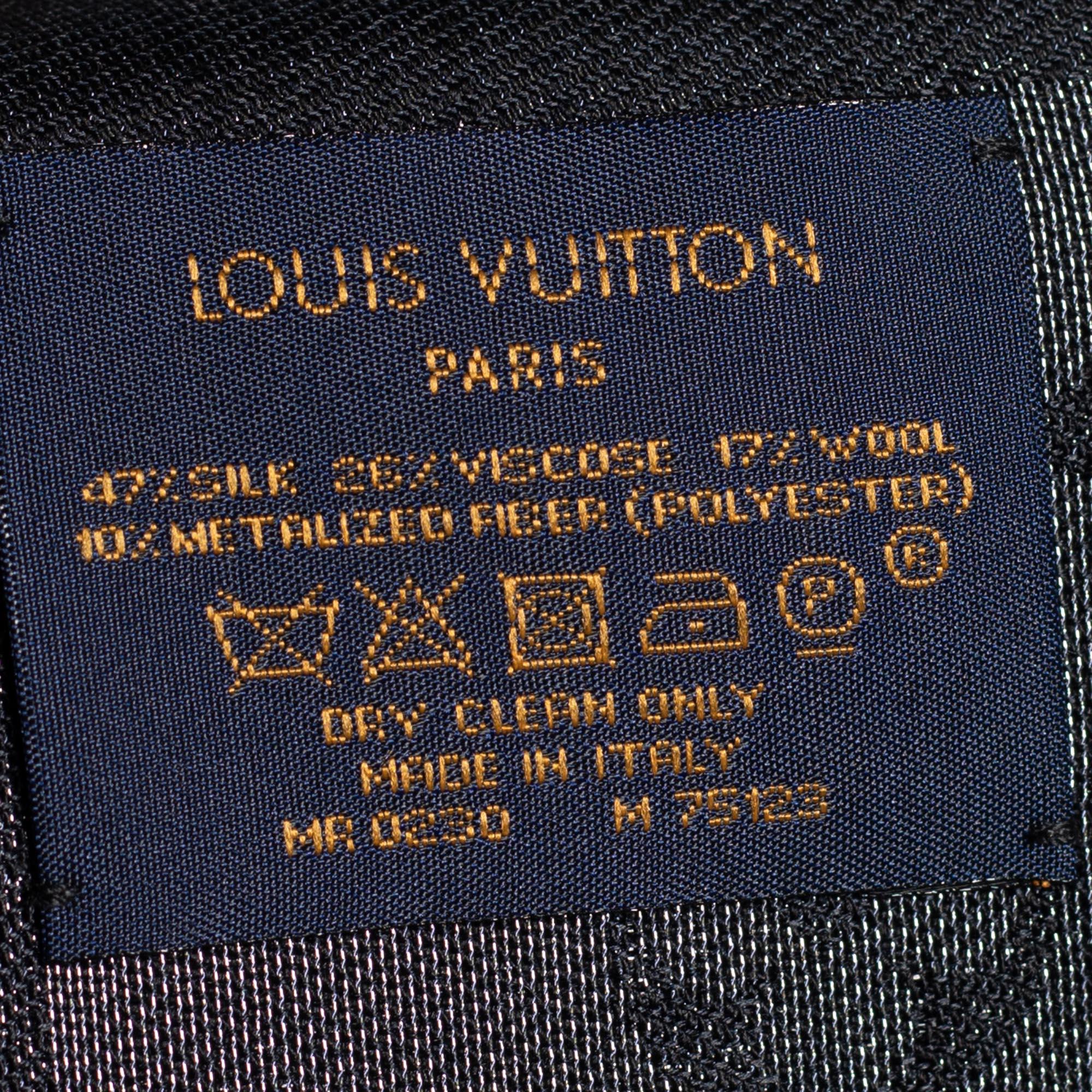 louis vuitton monogram shine shawl