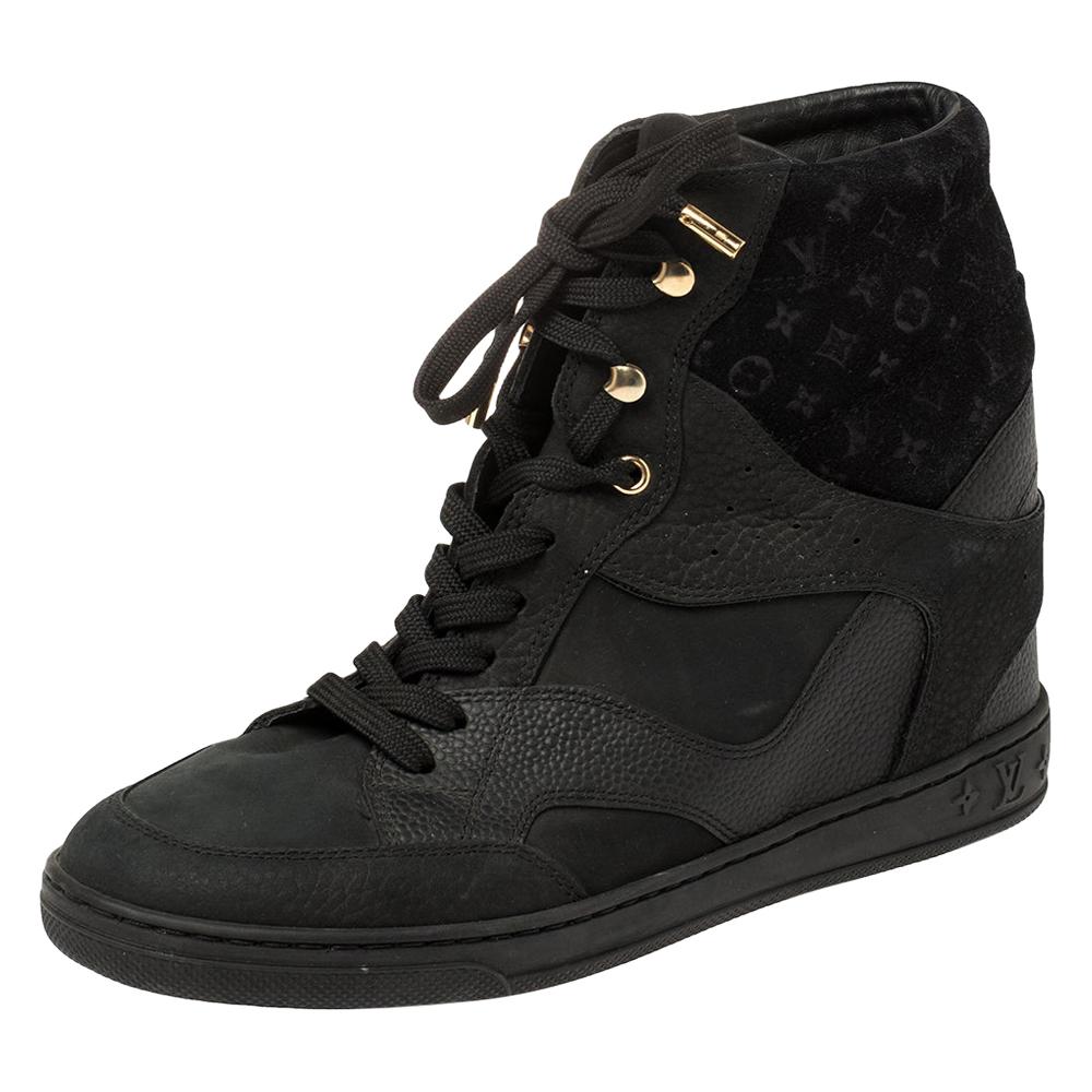 Louis vuitton shop wedge sneakers