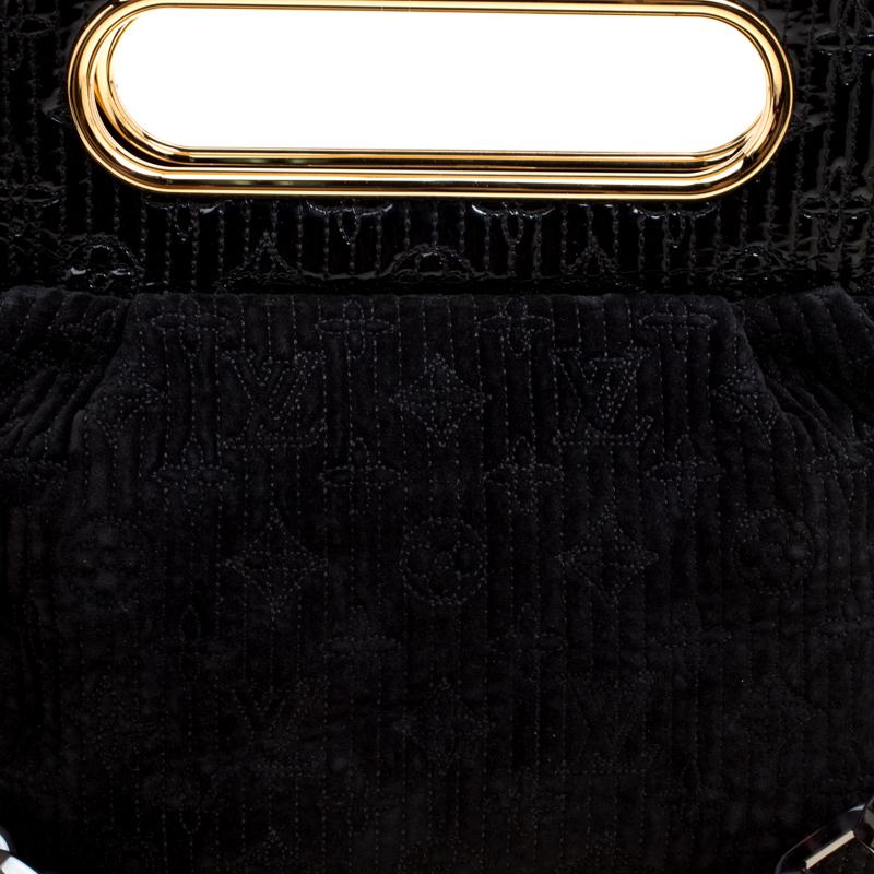 Louis Vuitton Black Monogram Suede Limited Edition Motard Afterdark Bag 7