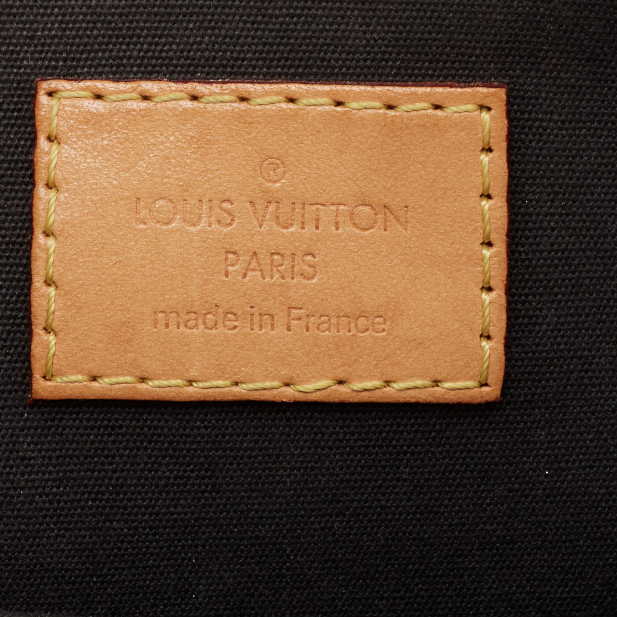 Louis Vuitton Black Monogram Vernis Alma BB Bag 3