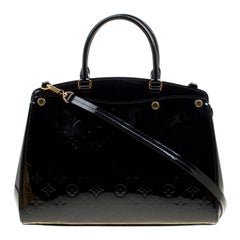 Louis Vuitton Black Monogram Vernis Brea MM Bag