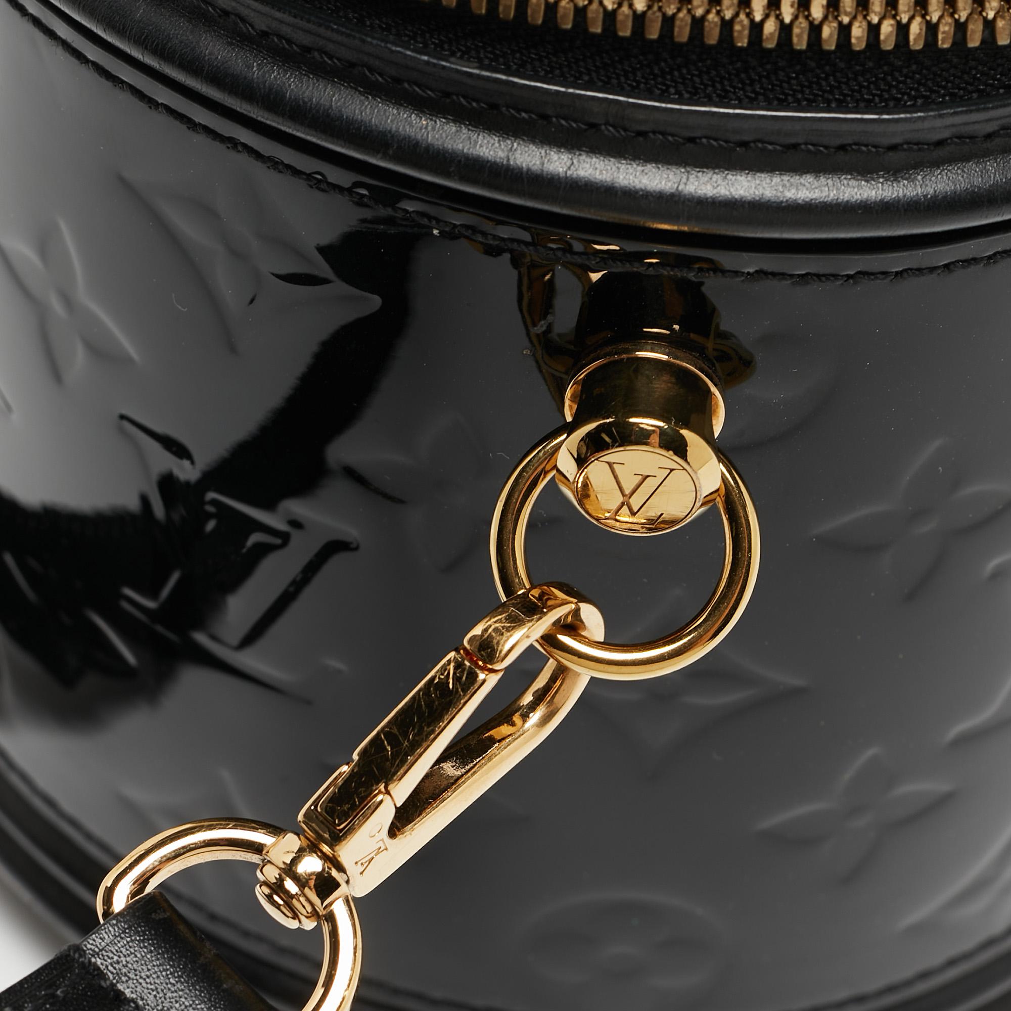 Louis Vuitton Black Monogram Vernis Cannes Bag 7