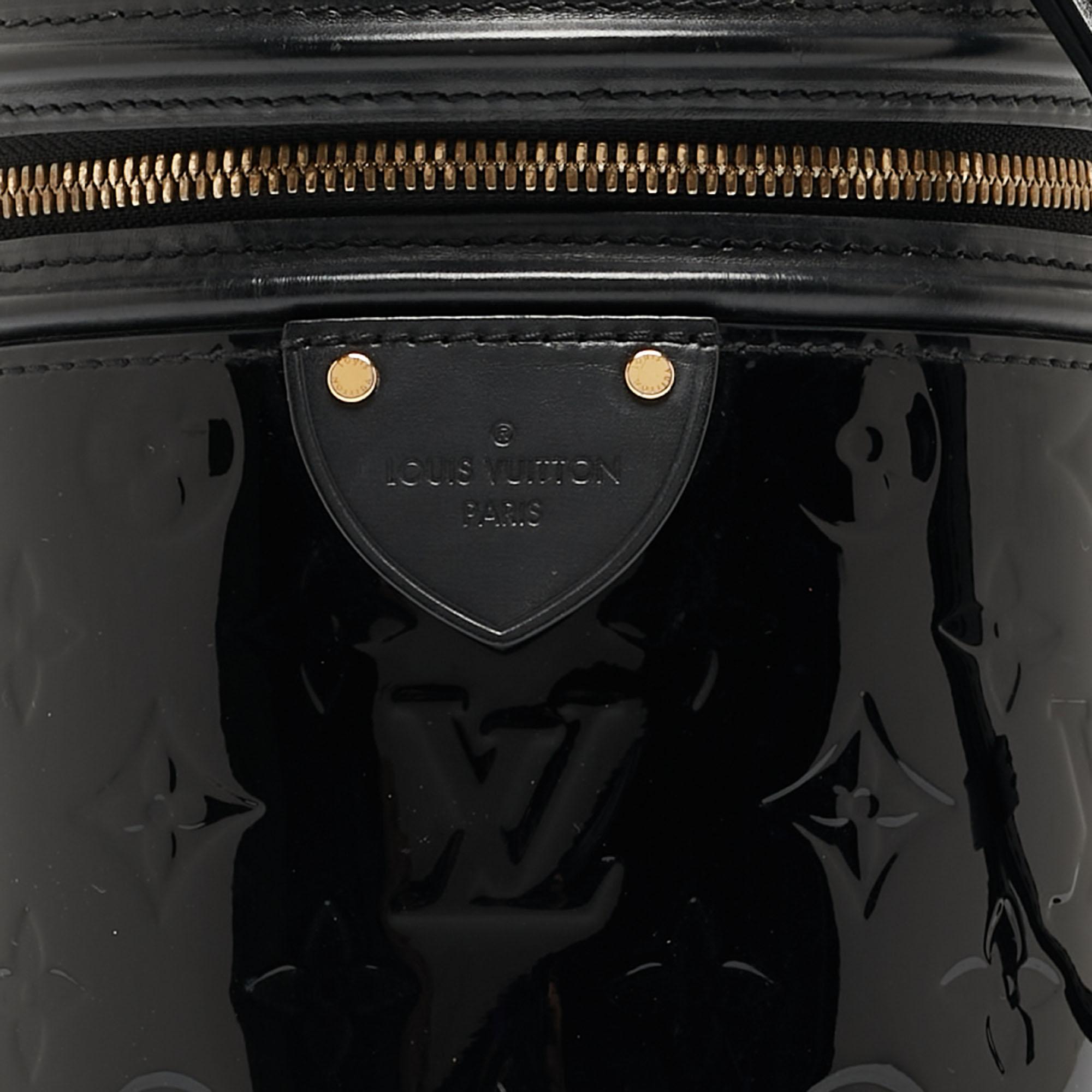 Louis Vuitton Black Monogram Vernis Cannes Bag 11