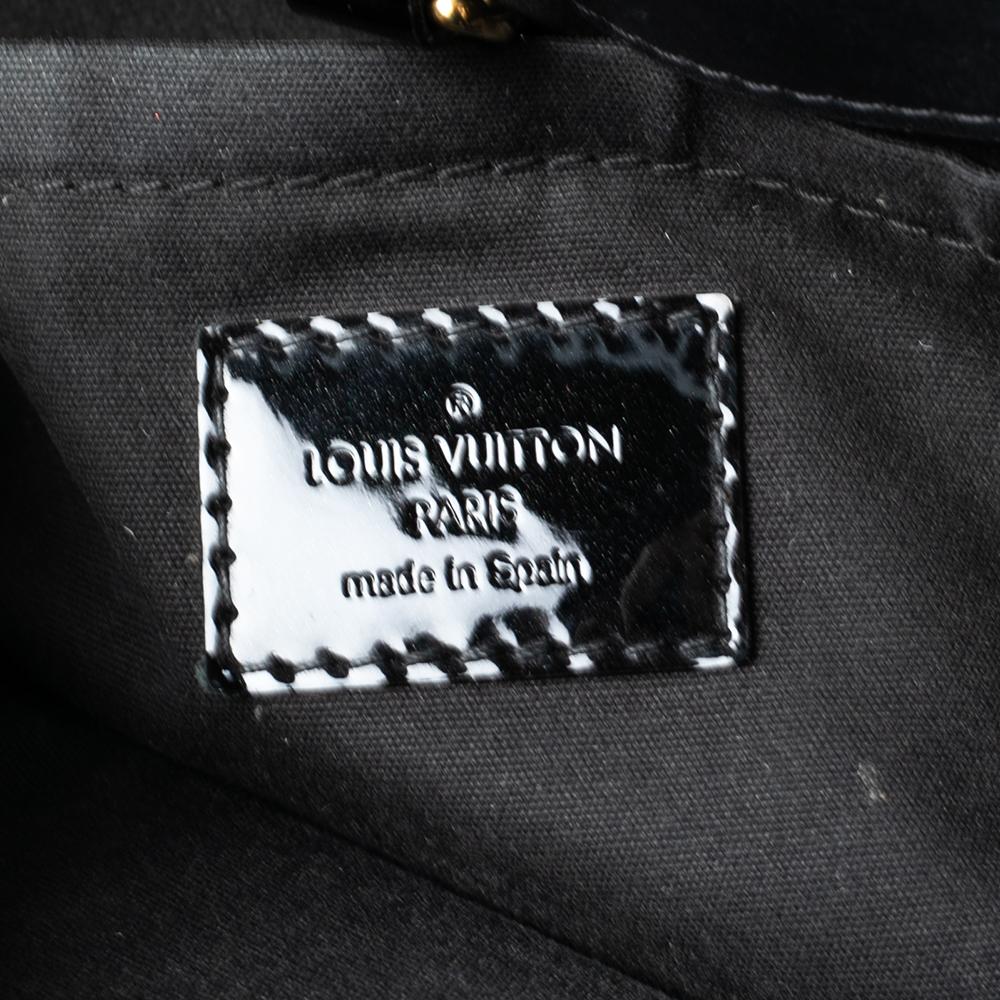 Louis Vuitton Black Monogram Vernis Montaigne MM Bag 9