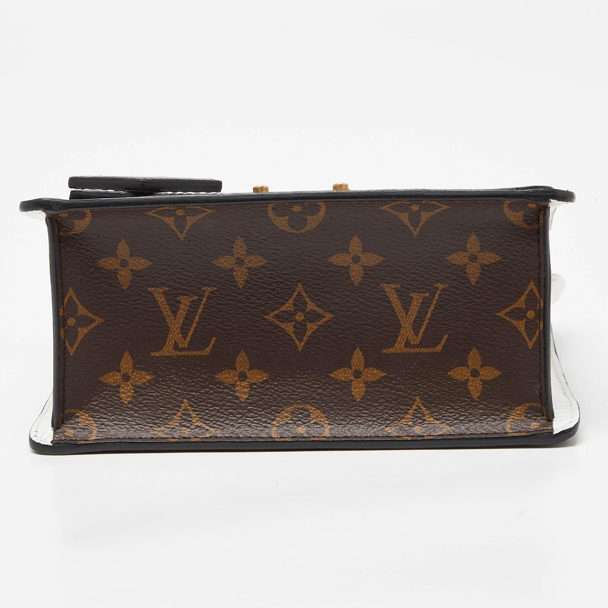 Louis Vuitton Black Monogram Vernis Spring Street Bag For Sale 6