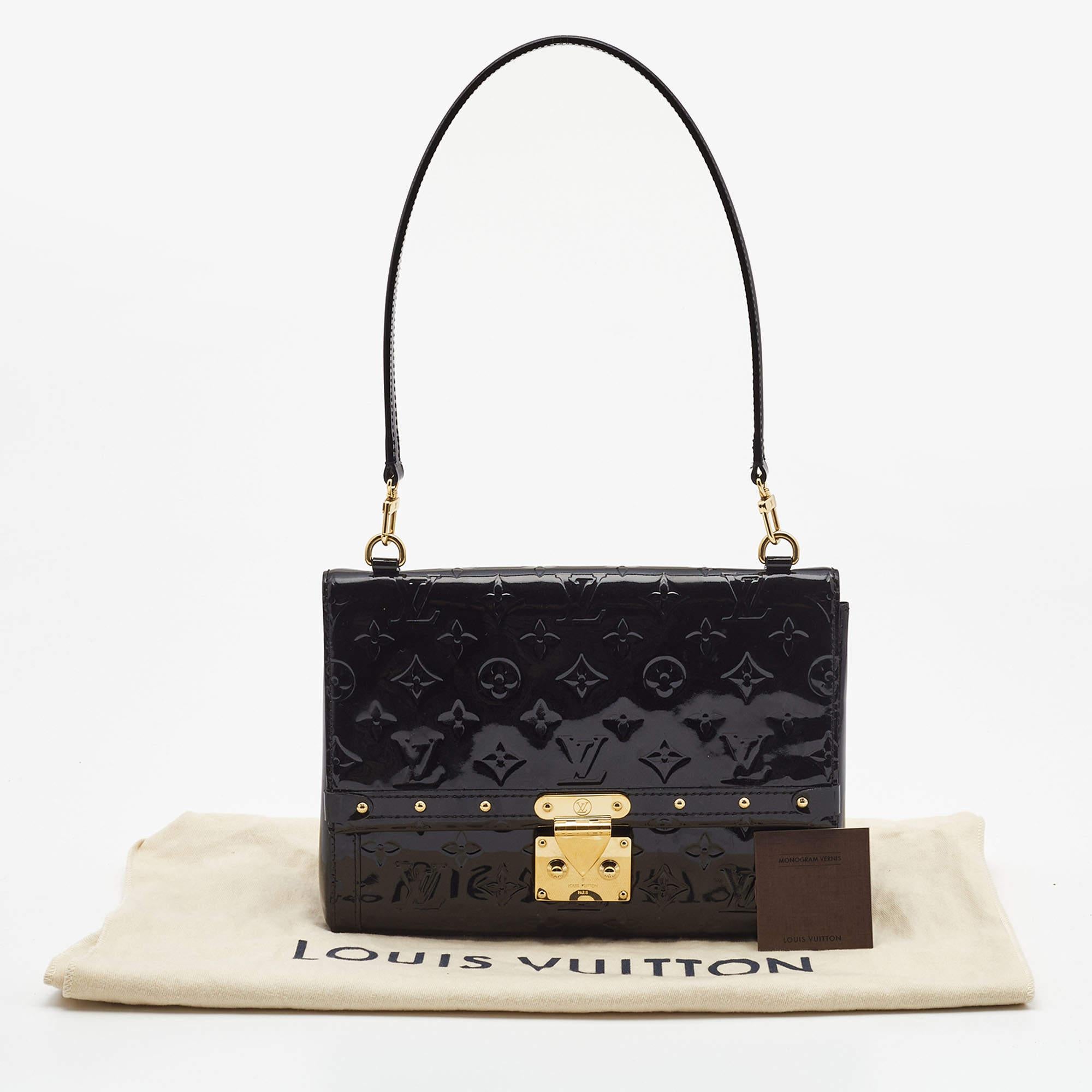 Louis Vuitton Black Monogram Vernis Venice Bag 9