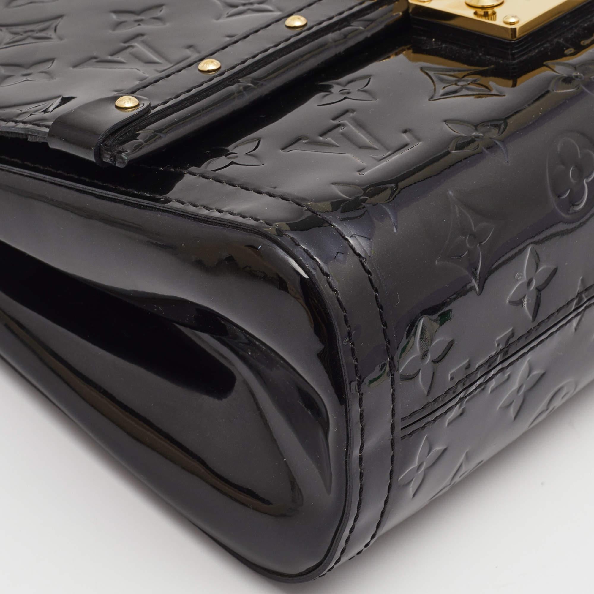 Louis Vuitton Black Monogram Vernis Venice Bag 2