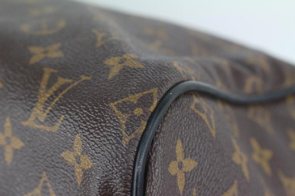 Louis Vuitton Black Monogram Waterproof Keepall Bandouliere 55 Duffle Bag 812lv4 6
