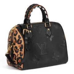 Louis Vuitton Black Monogram Wild at Heart Speedy 25 Bandoulière