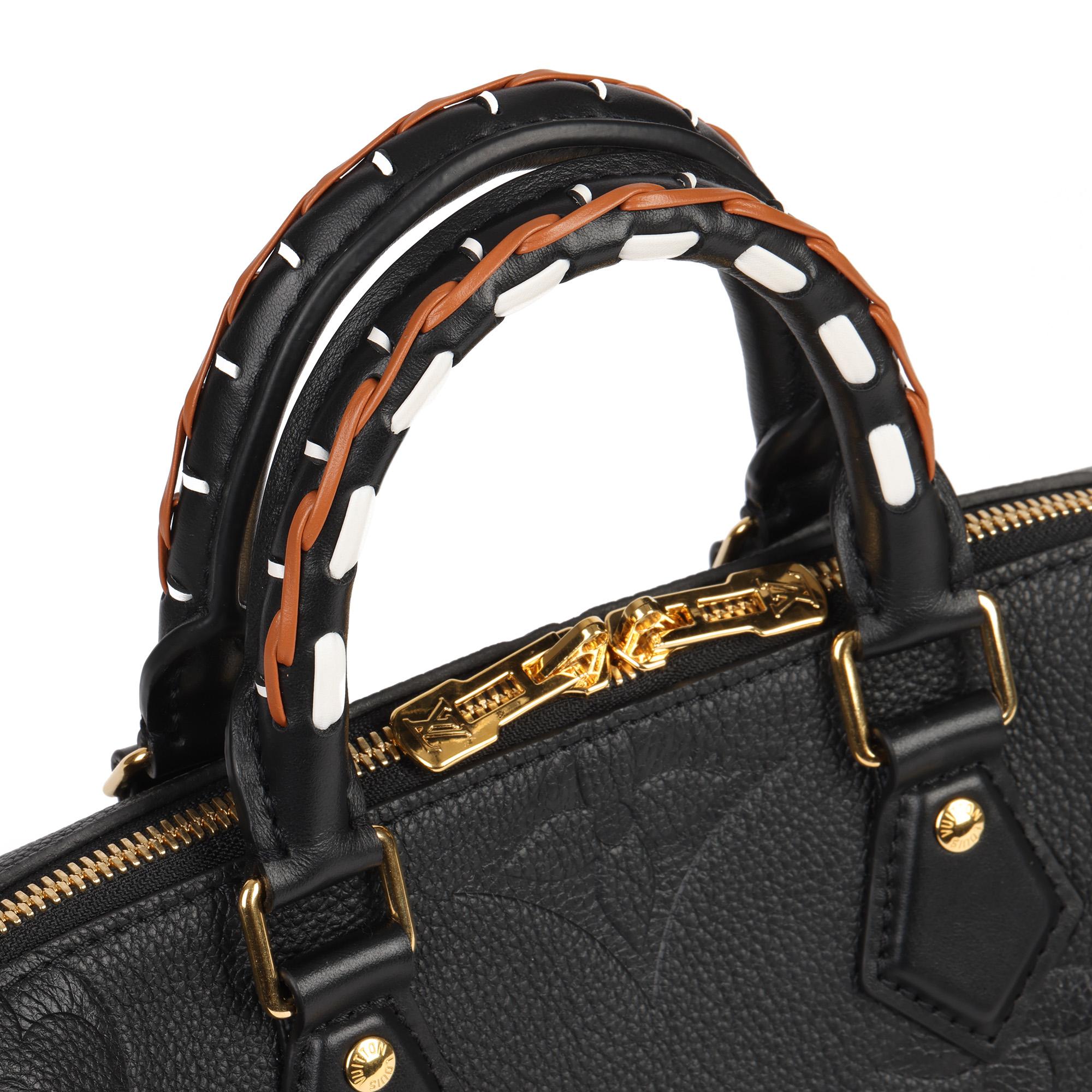 Women's Louis Vuitton Black Monogram Wild at Heart Speedy 25 Bandoulière