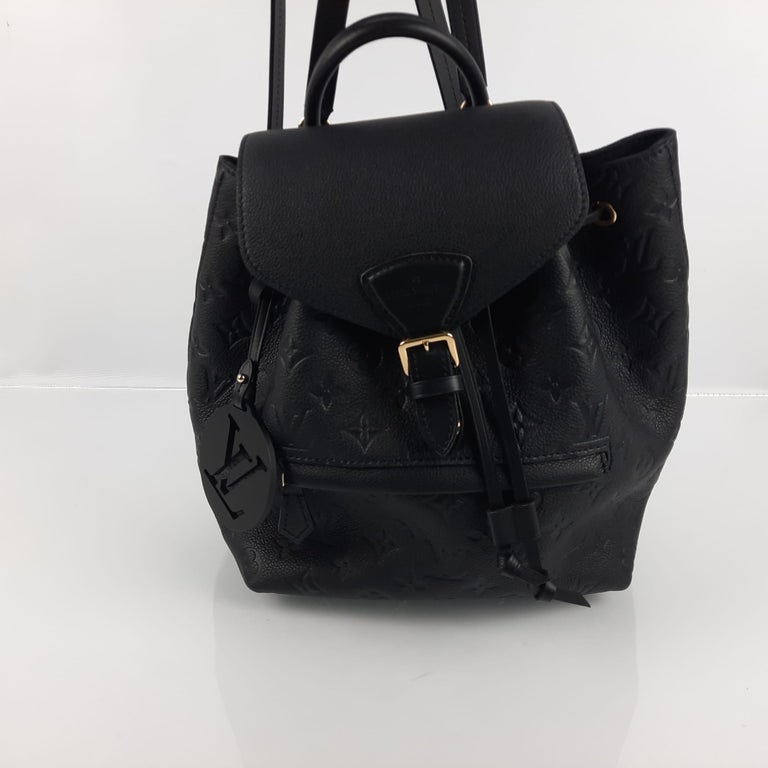 Louis Vuitton Black Montsouris Backpack For Sale at 1stDibs