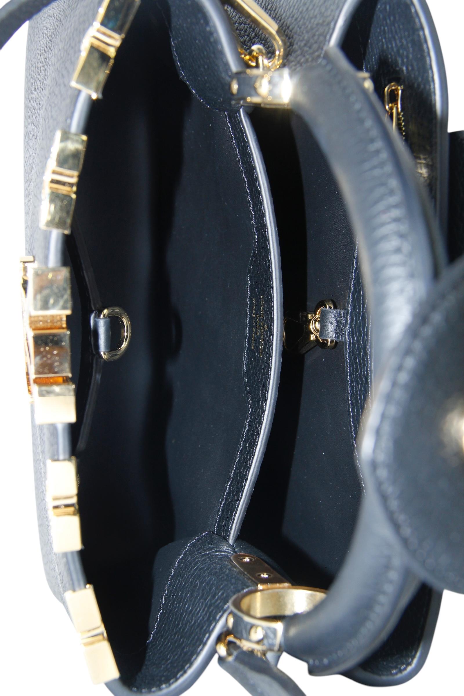 Louis Vuitton Black Mother-of-Pearl Capucines BB Crossbody Bag 3