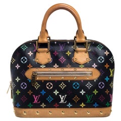 Louis Vuitton Schwarz Multicolor Monogramm Canvas Alma PM Tasche