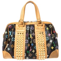 Louis Vuitton Black Multicolor Monogram Courtney GM Bag For Sale at 1stDibs