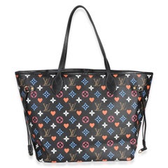 Louis Vuitton Black Multicolor Monogram Canvas Game On Neverfull MM