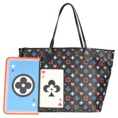 Louis Vuitton Black Multicolor Monogram Canvas Game On Neverfull MM