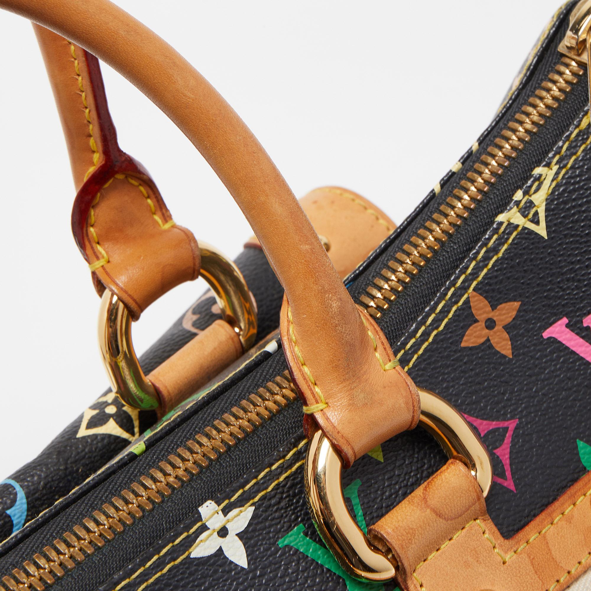 Louis Vuitton Black Multicolor Monogram Canvas Rita Bag 10